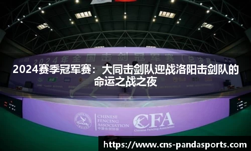 2024赛季冠军赛：大同击剑队迎战洛阳击剑队的命运之战之夜