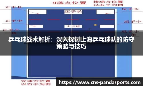 乒乓球战术解析：深入探讨上海乒乓球队的防守策略与技巧